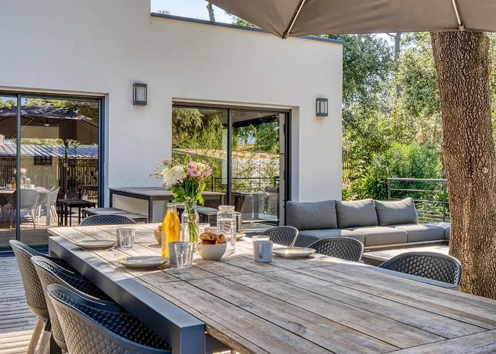 Villa des Dunes Spa 600m van strand Rolstoeltoegankelijk 8 pers Villa Brem Sur Mer